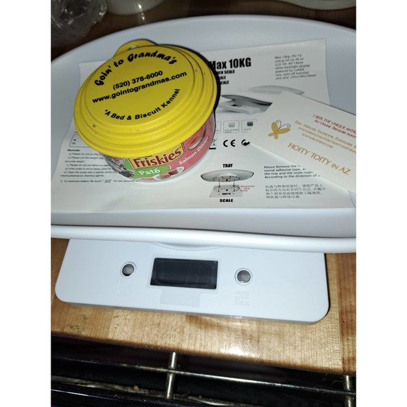 Digital Baby, pet food Scales with LCD Display-small 22 lbs max - Picture 3 of 10